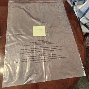 26 L 18W Clear Plastic Bag - 20 Qty